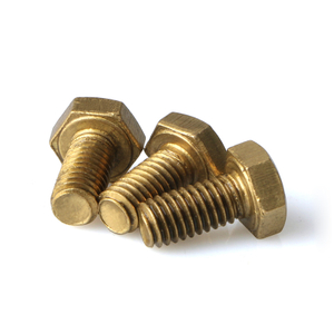 Hexagon Head DIN 933 Carbon Steel Hex Bolt Grade 8 Yellow Zinc Plated Finish