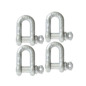 G210 US TYPE Screw Pin Galvanized Chain Shackle D Shackle MARINE Grade