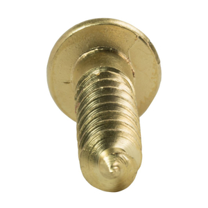 DIN 96 Brass Alloy Self Tapping Screw Slotted Round Head Wood Screws