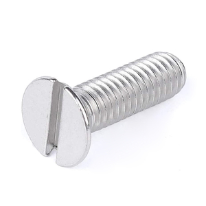 A2 Stainless Steel Slotted Flat Head Machine Screws