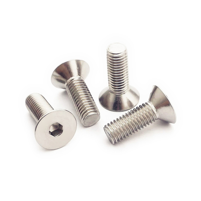 DIN 7991 Gr2 Titanium Bolt Flat Head Countersunk Socket Bolt M8 M10