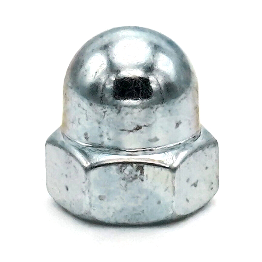 Fast Metric M8-1.25 Zinc Plated Cylinder Cap Nuts/Acorn Nuts (Single) For Motorcycles & Scooters