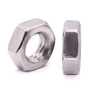 High Quality ISO4035 DIN936 AISI 304 Stainless Steel Hex Thin Nut Jam Nut