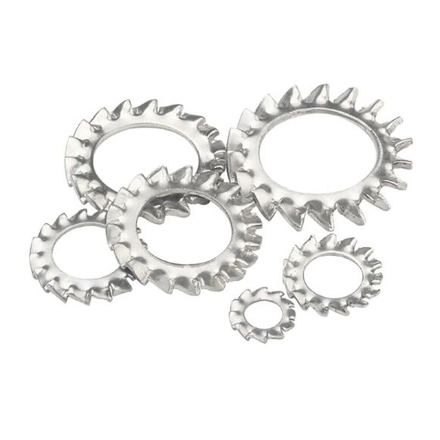 Factory price Carbon Steel Zinc Plated Toothed lock Washers With Internal Teeth