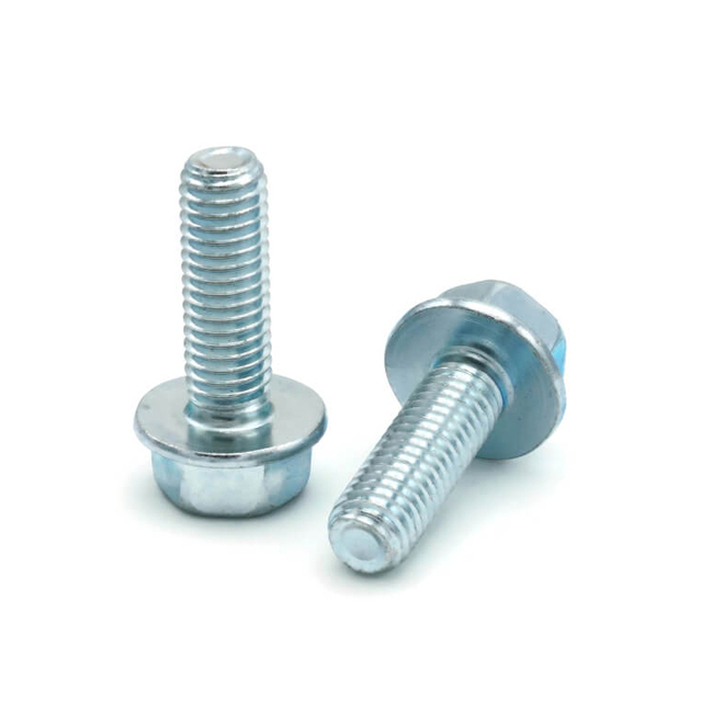 Carbon Steel Din 921 Hex Flange Head Bolt Zinc Hardware Bolt Grade4.8/6.8/8.8/10.8