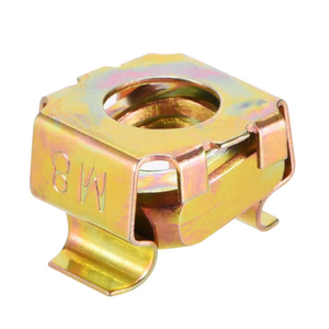 Carbon Steel Yellow Zinc Plated Cage Nuts for Server Rack Cabinet