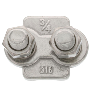 Chinese Supplier Zinc Plated Wire Rope Clip DIN741