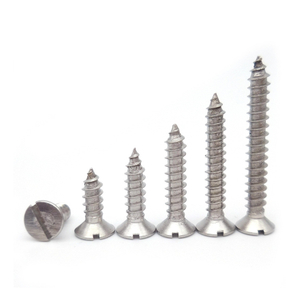 ISO 1482 Din7972 Slotted Flat Countersunkhead Head Self Tapping Screws for Wood