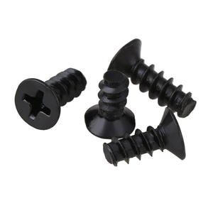 Black Countersunk Flat Head Flat Tail End Phillips Self Tapping Screws