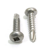 Square Drive Pan Head Self Drilling Screws 410 Stainless Steel Sds TEK Screw Sheet Metal Screws