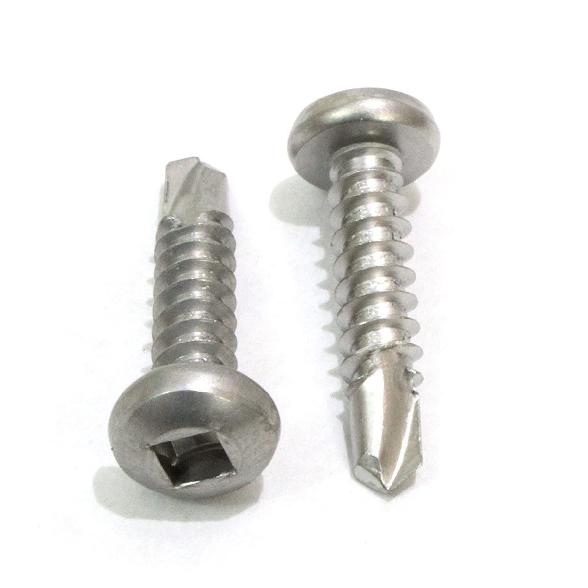 Square Drive Pan Head Self Drilling Screws 410 Stainless Steel Sds Tek