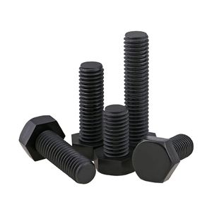 Nylon Hex Bolt Metric Thread Plastic Hexagon Screw Black