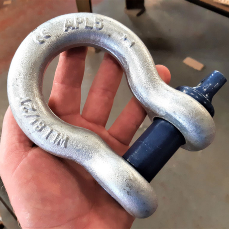 Heavy Duty Galvanized Forged Steel G-209 Screw Pin Lifting Anchor Shackle Bow Shackles for Rigging