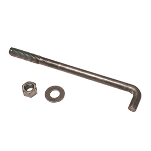 L-Shaped Hot Dipped Galvanized L Hook Anchor Bolts with Nut Washer