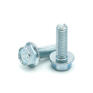  Din6921 Hex Flange Head Bolt Carbon Steel Zinc Plated