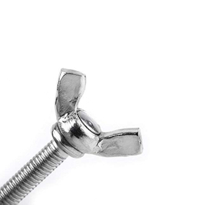 M5 Metric Wing Bolt 16mm Length Stainless Steel Butterfly Screw Wing Bolt Machine Fastener for Industrial and Construction Fasteners