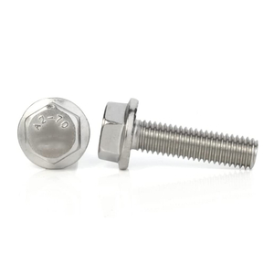 Full Thread Hex Head Flange Bolt Stainless steel 304/316/410