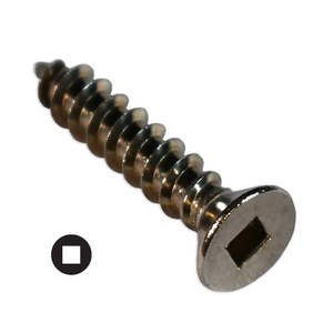 Square Drive Self Tapping Countersunk Screws DIN 7982C Stainless Steel 18-8 304