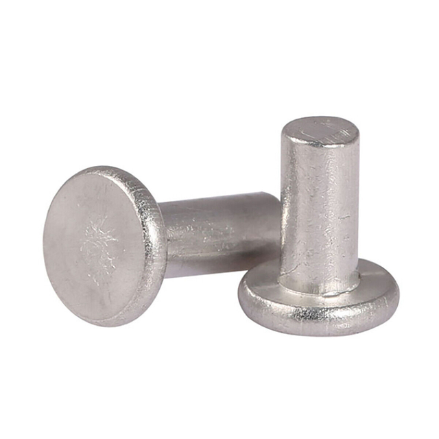 Aluminum Flat Head Solid Rivets Solid Rivet Fasteners