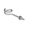  Pig Tail Hook Threaded Bolt with Nuts