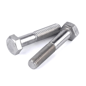 Stainless Steel 304/316 DIN931 Hex Bolt Yellow Zinc Plated