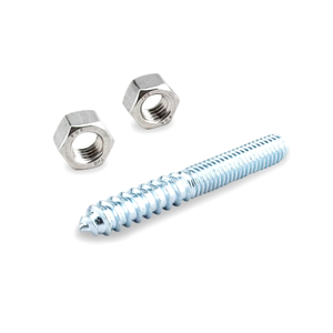 Coarse Thread Hanger Bolt Low Carbon Steel Zinc Plated