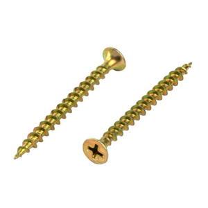 Fine Thread Yellow Zinc Drywall Screw Phillips Bugle Head Carbon Steel