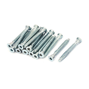 Carbon Steel Furniture Confirmat Screw Hex Socket Wood Screws Zinc Plated