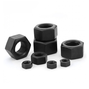 DIN934 M8/M12 C1035K Hex Nuts – Fine Thread, Black Oxide Finish
