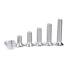 Hot Sale High Quality Machine Screw Countersunk Head Slotted Drive Stainless Steel Zinc Plated