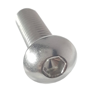 Hexagonal Allen Bolt Stainless Steel A4-70 Button Head Stainless Steel Hex Socket Cap Machine Screw