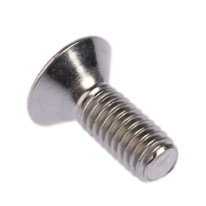 Flat Head Socket Cap Screws Stainless Steel 18-8 (304) Bright Finish Allen Socket Drive Machine Screw