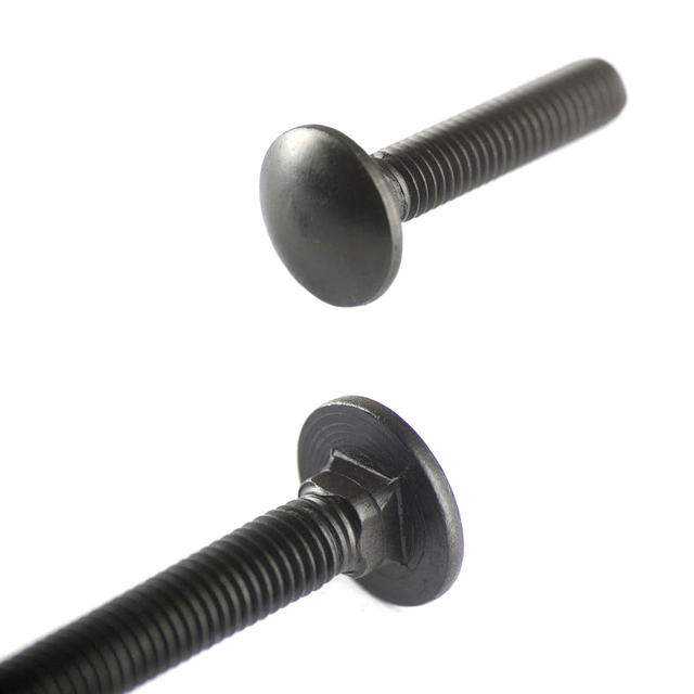 DIN603 Carriage Bolt Square Neck With Mushroom Head Bolt Black zinc