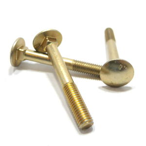 Grade 8 Carriage Bolt Alloy Steel Fully Threaded Yellow Zinc Plated