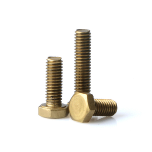 Custom Size M6 M8 M10 M12 SS 304 316 316L Plain Finish Hex Head Stainless Steel Bolt