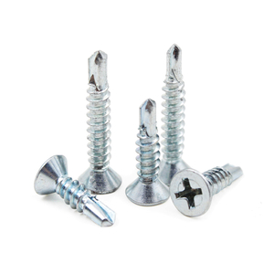 Countersunk Phillips Head Self-Drilling Screw Carbon Steel Zinc Plated