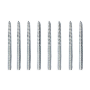 Hanger Bolt, One Side With Machine Thread, Another Side With Wood Thread, With Hexagon In The Middle Zinc Plated