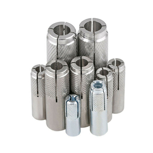 Premium Zinc Plated Carbon Steel Concrete Knurled Drop in Anchors