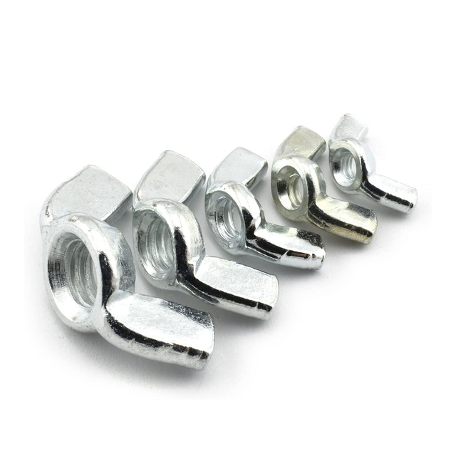  Zinc palted Metric Coarse Thread Stainless Steel Wing Nuts Butterfly Nuts DIN315 