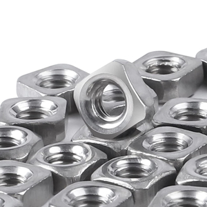 China Metric Thread Galvanized Square Nut Zinc Plated Din557