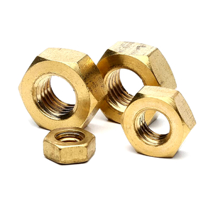 Grade 8 Yellow Zinc Finished Hex Nuts UNC Coarse Thread DIN 934