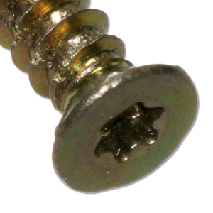 Torx Recess COUNTERSUNK CONCRETE SCREWS 7.5MM X 150MM Yellow Zinc Plated