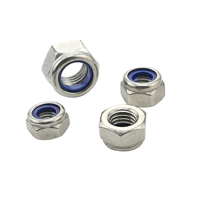 Nylon Insert Lock Nut High Quality Factory Price DIN985 DIN982 Stainless Steel Hex Nylock Nut