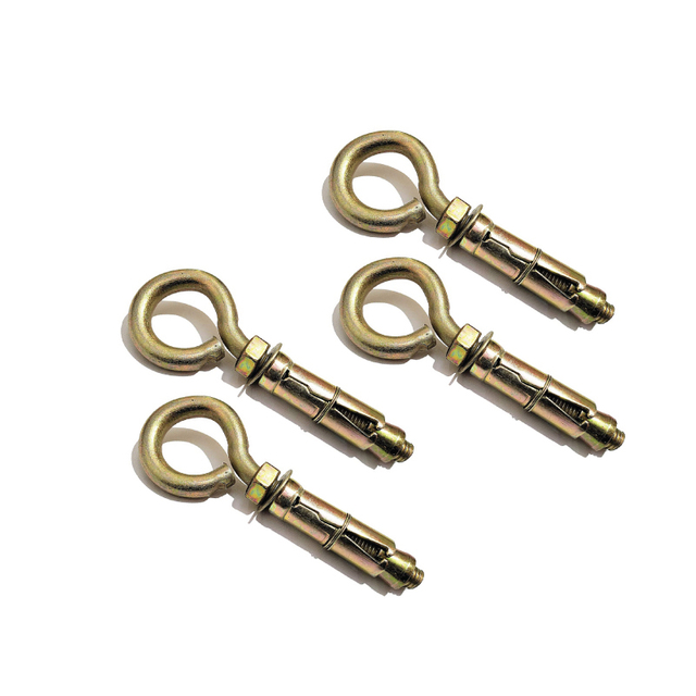 Heavy-Duty Golden Hook Bolts for Secure Wall Mounting in Concrete and Brick
