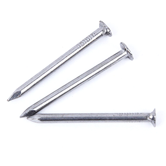 High Quality Low Carbon Steel Q195 Q235 Galvanized Bright Steel Smooth Shank Common Nails