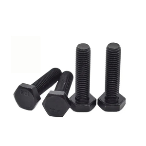 Hex Bolts 12.9 Grade Alloy Steel Black Oxide Finish Full Thread Coarse Thread UNC Hexagon Head Bolts
