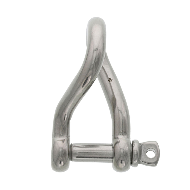 Stainless Steel Twisted Shackle with Screw Pin