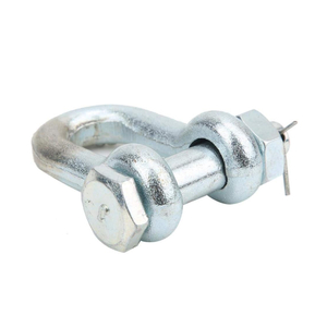 304 M3 M4 M5 Anchor Shackle Marine D-Shackle Lifting Hook U-shaped Horseshoe Buckle Stainless Steel Bow D Shackle