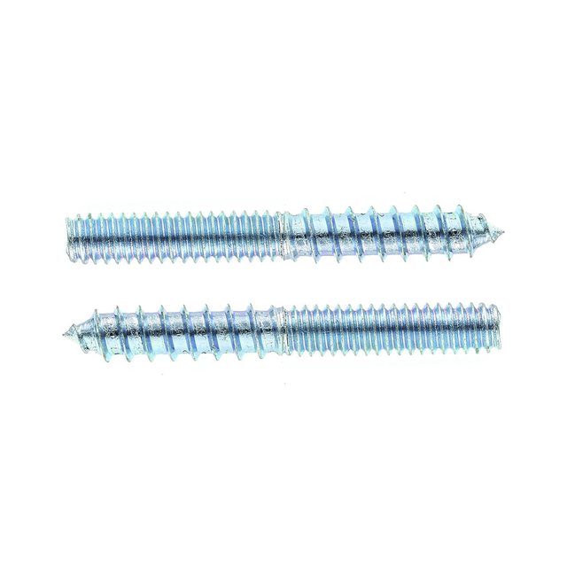 Coarse Thread Hanger Bolt Low Carbon Steel Zinc Plated