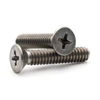 Hot Sale Machine Screw Flat Head Phillips Stainless Steel Zinc Plated